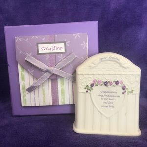 Purple Grandma Floral Pompander In Box